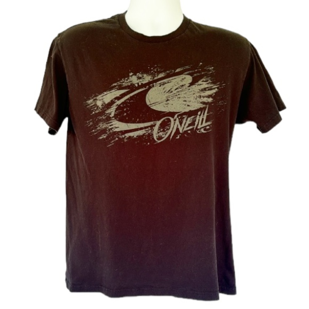 O’Neill men’s black slim fit cotton graphic print tee size medium